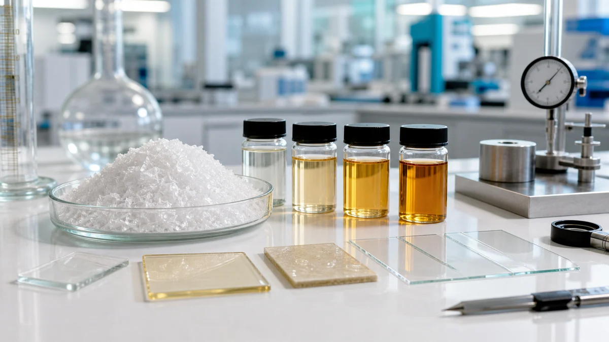 高纯 DMT 结晶、特种聚酯树脂样品和涂层验证试片